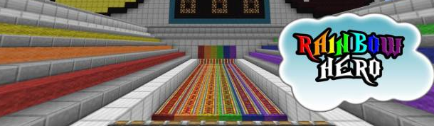 Rainbow Hero - Guitar Hero в Minecraft