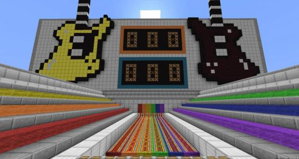 Rainbow Hero - Guitar Hero в Minecraft